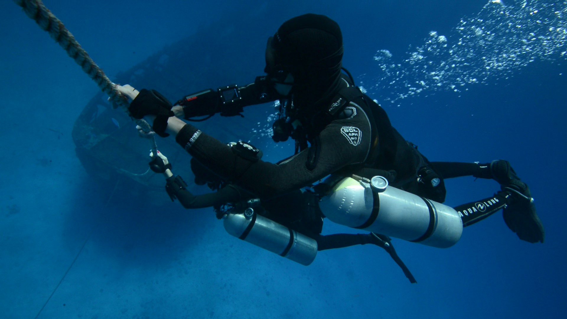 Deco Pro Bloc 2 Cenote cave diving in Playa del Carmen