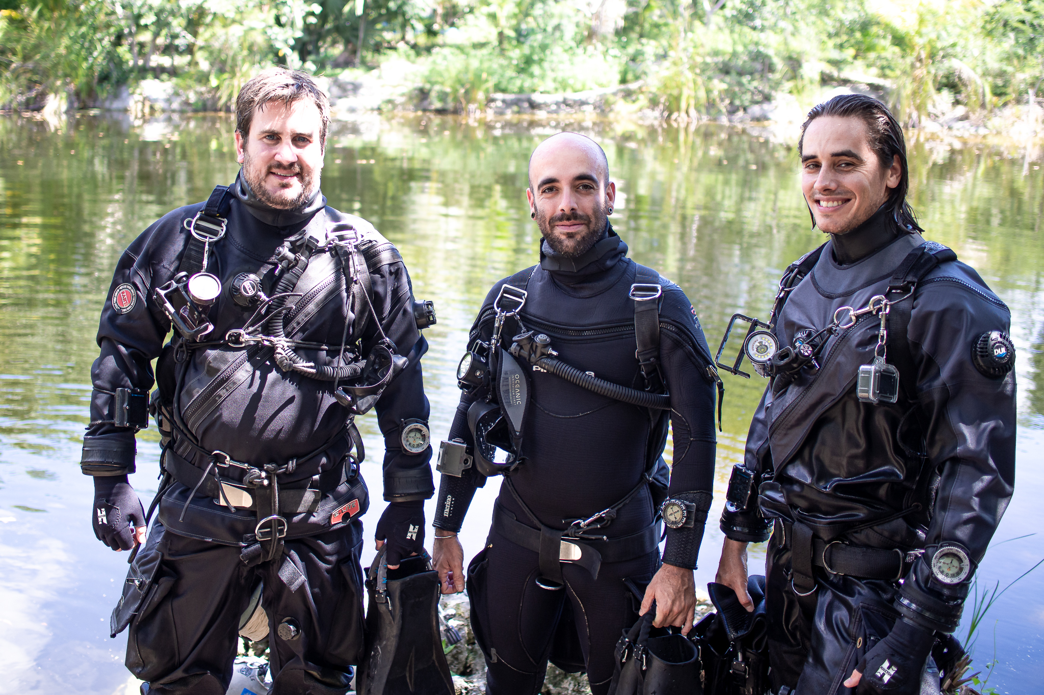 Elite Divers International TDI Instructors Cenote Playa del Carmen Tulum
