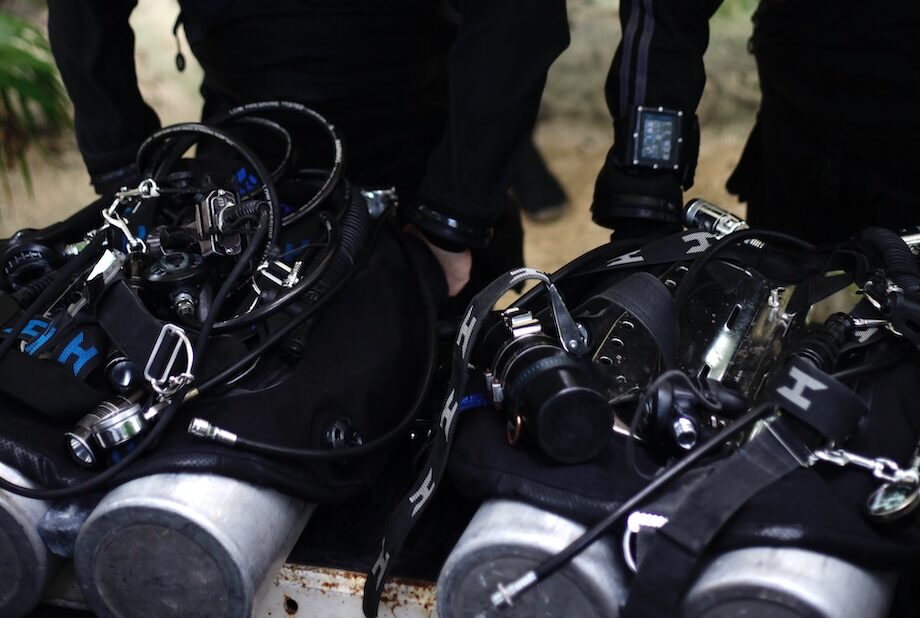 Cenote cave diving in Playa del Carmen