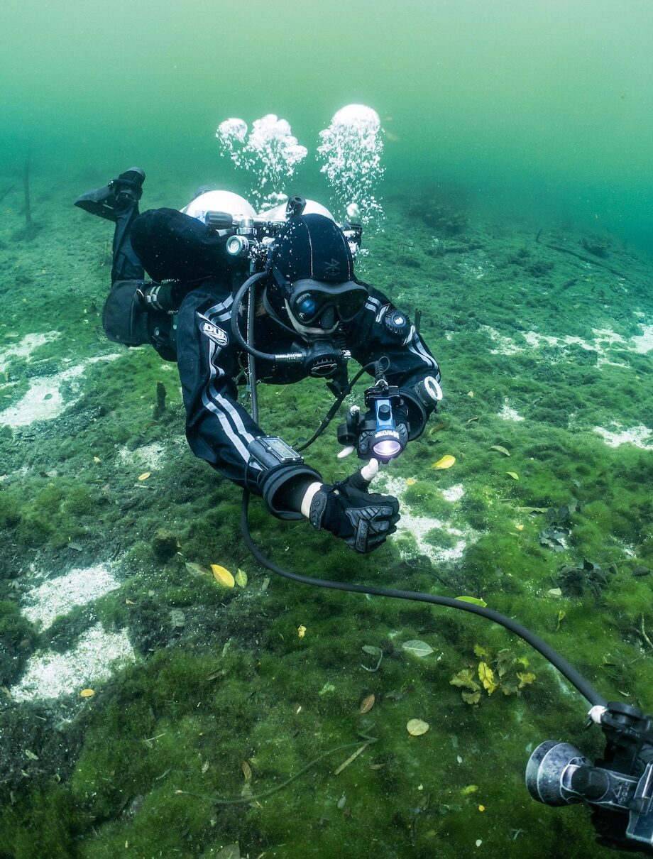 Cenote cave diving in Playa del Carmen