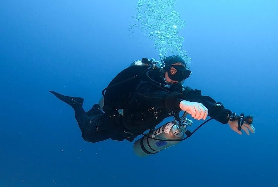 Cenote cave diving in Playa del Carmen